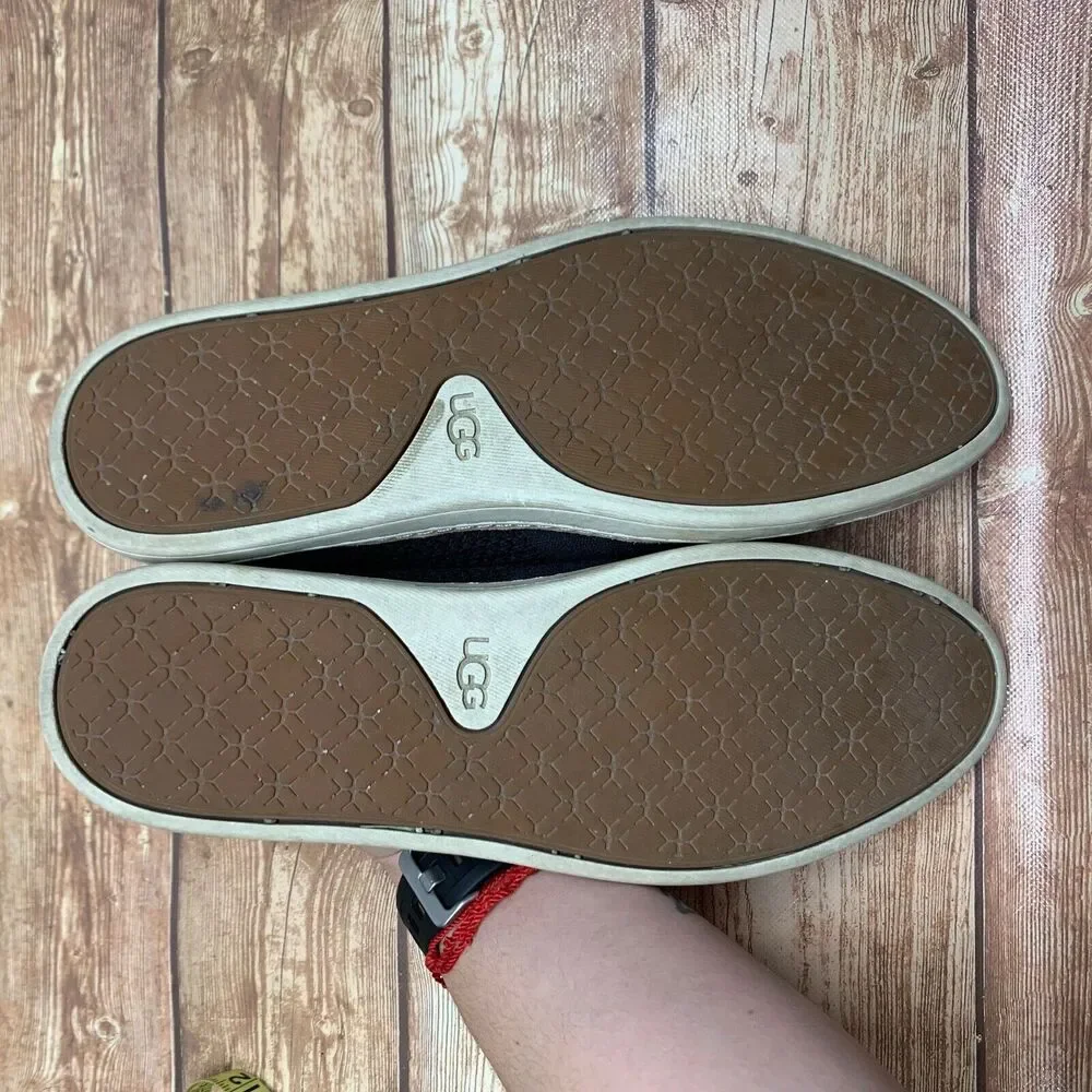 Ugg Women’s Sammy Black Knit Slip On Casual‎ Comfort Sneakers 1016756 Size 9